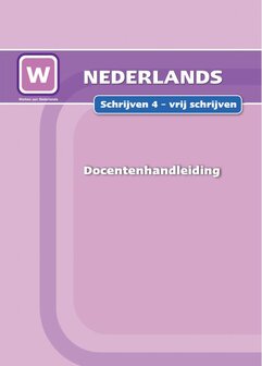 1F - Schrijven 4 - Vrij schrijven - Docentenhandleiding (Wire-O)