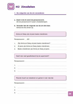 1F Zinsontleding 1 - Lesmateriaal (Wire-O)