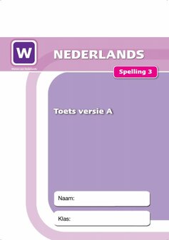 1P Spelling 3 - Toets versie A - Leerlingmateriaal