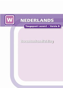 1F Toegepast lezen 2 - Toets versie B - Docentenhandleidng 