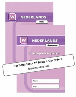 SET Begintoets 1F BASIS + GEVORDERD - leerlingmateriaal