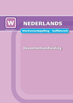 1F Buffelwerk Werkwoordspelling - Docentenhandleiding (Wire-O)