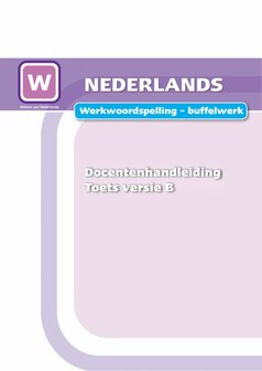 1F Buffelwerk Werkwoordspelling - Toets versie B DC
