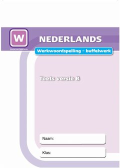 1F Buffelwerk Werkwoordspelling - Toets versie B LM