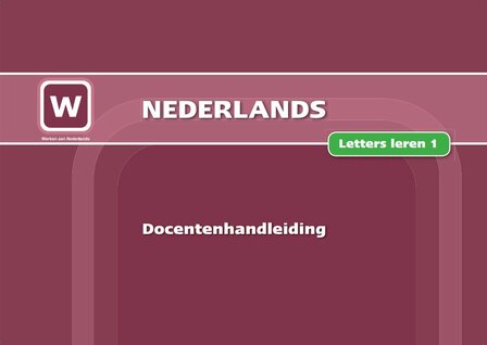 1A Letters leren 1 &ndash; Docentenhandleiding (wire-O)