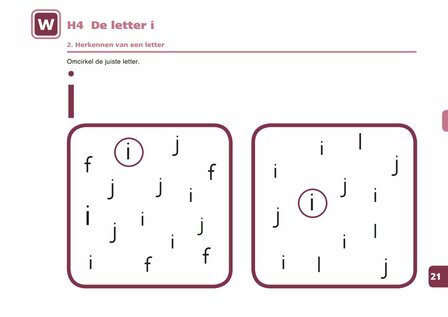 1A Letters leren 1 &ndash; Lesmateriaal (wire-O)