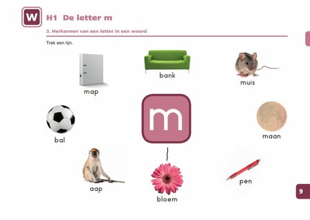 1A Letters leren 1 &ndash; Lesmateriaal (wire-O)