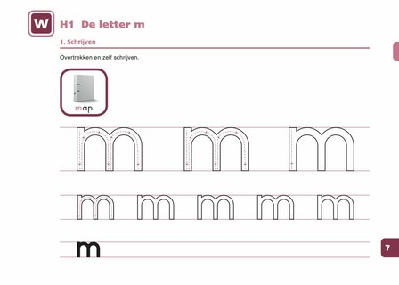 1A Letters leren 1 &ndash; Lesmateriaal (wire-O)