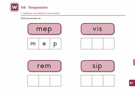 1A Letters leren 1 &ndash; Lesmateriaal (wire-O)