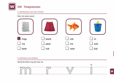 1A Letters leren 1 &ndash; Lesmateriaal (wire-O)