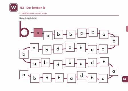 1A Letters leren 2 &ndash; Lesmateriaal (wire-O)