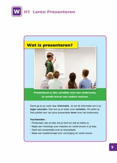 1P Presenteren - lesmateriaal (Wire-O)