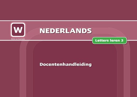 1A Letters leren 3 &ndash; Docentenhandleiding (wire-O)