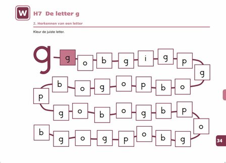 1A Letters leren 3 &ndash; Lesmateriaal (wire-O)