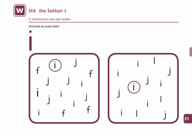 1A Letters leren 1 – Lesmateriaal (wire-O)