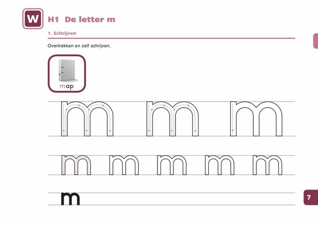 1A Letters leren 1 – Lesmateriaal (wire-O)