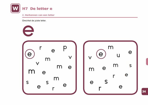 1A Letters leren 1 – Lesmateriaal (wire-O)