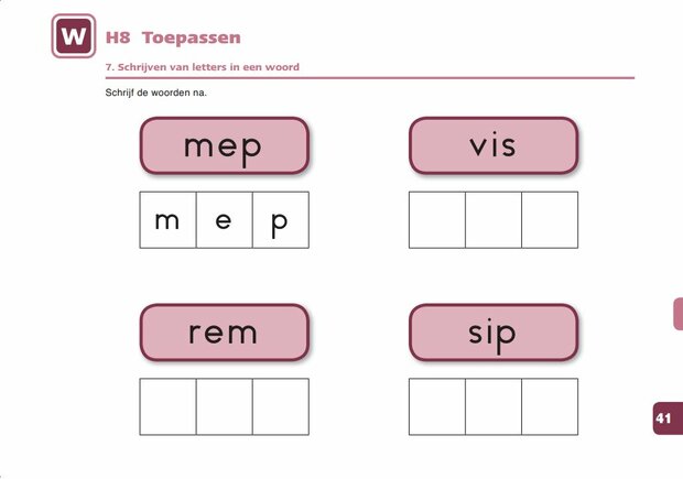 1A Letters leren 1 – Lesmateriaal (wire-O)