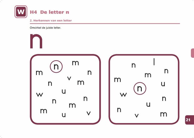 1A Letters leren 2 – Lesmateriaal (wire-O)