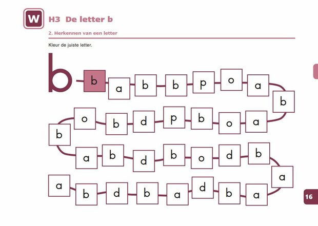 1A Letters leren 2 – Lesmateriaal (wire-O)