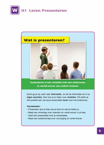 1P Presenteren - lesmateriaal (Wire-O)