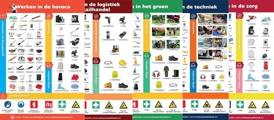 Posterset - Woordenschat  gereedschap en materialen